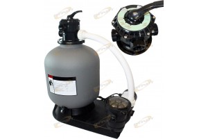 OnGround 4500GPH 16" Sand Filter with 1HP Above Ground Swimming Pool Pump System